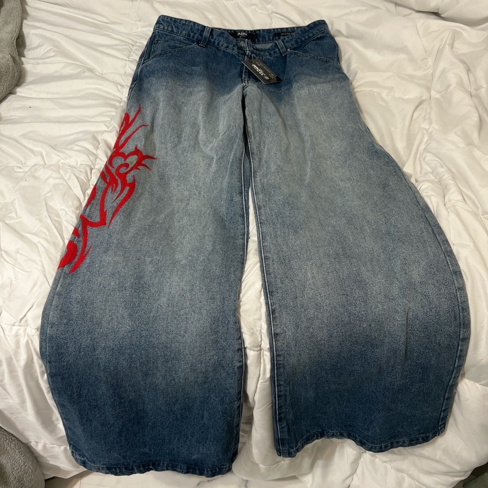 Jaded London low rise flare pants